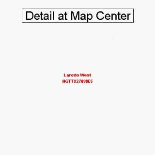 USGS Topographic Quadrangle Map   Laredo West, Texas (Folded 