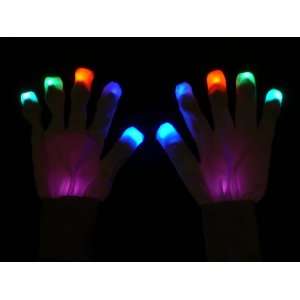 Lustful Custom Rave LED Glove Set (12 Rave Lights + One Pair of Gloves 