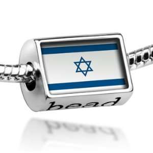  Beads Israel Flag   Pandora Charm & Bracelet Compatible 