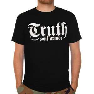  Truth Soul Armor Black Large Truth Logo Mens Short Sleeve 