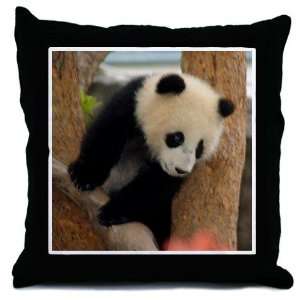  Giant Panda Bear Baby Throw Pillow by 