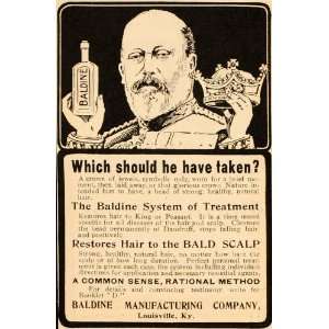  1902 Vintage Ad Baldness Bald Hair Treatment Quackery 