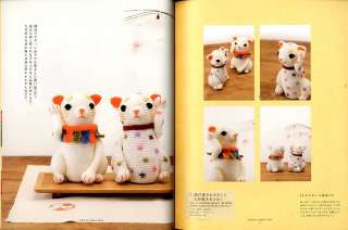 Crochet Lucky Cat doll AMIGURUMI Japanese craft book  