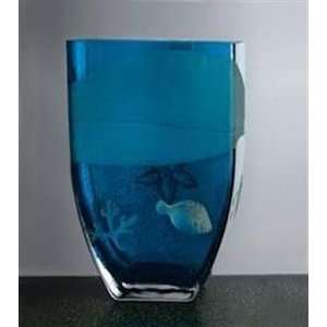  Ashton Sutton 04224 Sea Bubbles Aqua Vase