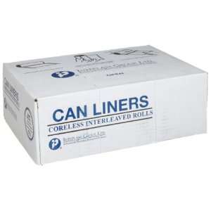 Inteplast Group S386022N HDPE 60 Gallon Can Liner, 0.86 Mil, Star Seal 