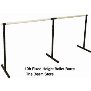  10ft FIXED Height Ballet Barre