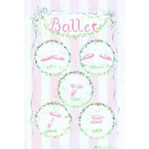  The Kids Room Ballet Shoes Rectangle Wall Plaque Baby