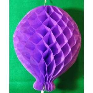   12 Inch Purple Tissue Balloon Decorations Case Pack 48