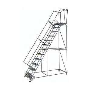  BALLYMORE 6CEN7 Ladder 12 Step, DeepTop, Grate Tread 