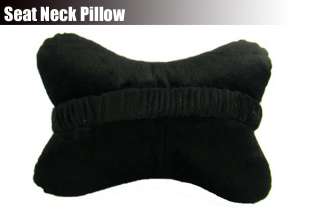   Car Plush Seat Neck Rest Pillow Cushion Pad black Sebring Aspen TY03