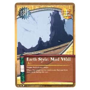  Naruto TCG The Chosen J 158 Earth Style Mud Wall Uncommon 