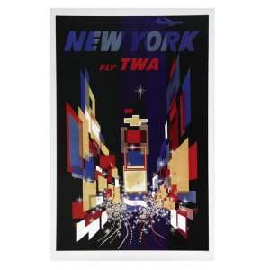  New York Fly TWA Poster