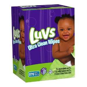  Luvs Ultra Clean Wipes 8x Tub + Refills 576 Count Health 