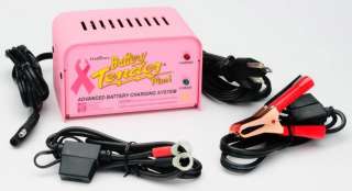   Tender Plus 12 Volt / 1.25 Amp Battery Charger, Pink Automotive
