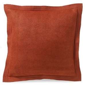  Williams Sonoma Home Chunky Linen Pillow, 22x22, Rust 