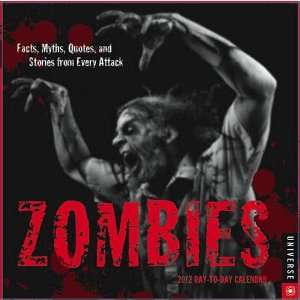  Zombies 2012 Desk Calendar