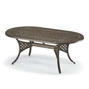   Telescope Casual 179D Oval Cast Outdoor Dining Table