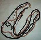 vintage triple strand twisted necklace with $ 5 00  see 