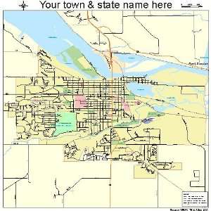  Street & Road Map of Hastings, Minnesota MN   Printed 