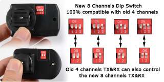   RC 08A 8 Channels Wireless/Radio Flash Trigger SET with 2 Receivers