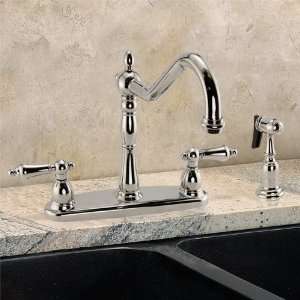  Kieran Hook Spout Kitchen Faucet with Hand Spray   Brushed 