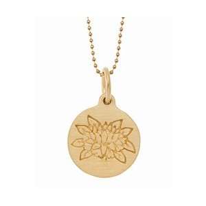    Baroni 24k Gold Over Sterling Lotus Bloom Necklace Baroni Jewelry