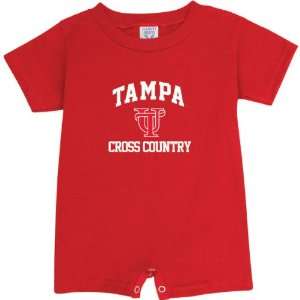   Tampa Spartans Red Cross Country Arch Baby Romper