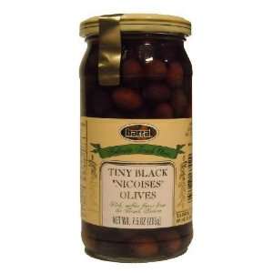 Barral, Tiny Black Nicoise Olives, 7.5 Ounce Jars  Grocery 