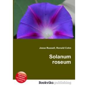  Solanum roseum Ronald Cohn Jesse Russell Books
