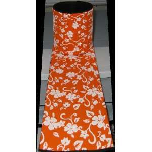  Orange Hibiscus Flower Slap N Wrap by Dress to Chill 