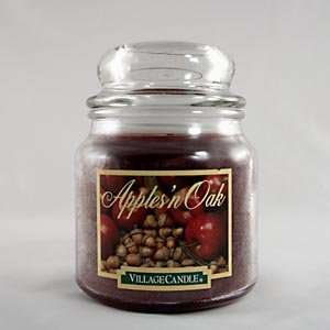  Village Candle® Apples N Oak 16 Oz. Round Jar, Village 
