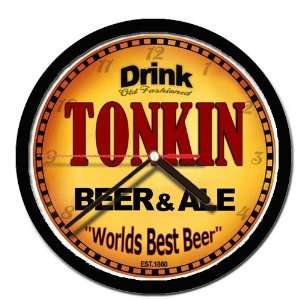  TONKIN beer and ale cerveza wall clock 