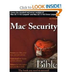  Mac Security Bible [Paperback] Joe Kissell Books