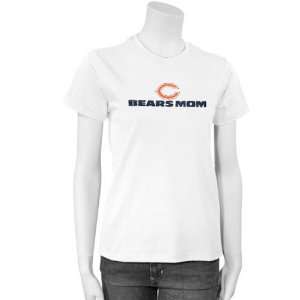  Reebok Chicago Bears White Bears Mom T shirt Sports 