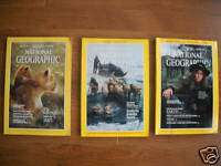 NATIONAL GEOGRAPHIC APRIL 1984 AUGUST 1985 MAY 1986  