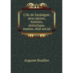  , statistique, mÅurs, Ã©tat social Auguste Boullier Books