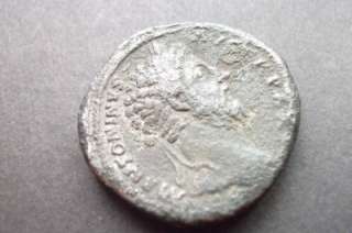 OLD ROMAN SESTERTIUS COIN MARCUS AURELIUS NICE DETAIL D 31MM W 26.6G 