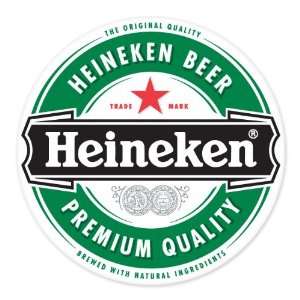 Heineken Beer logo vinyl sign sticker decal 4 x 4