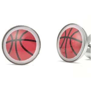  Basketball Fever Stainless Steel Stud Earrings for Men   Free 