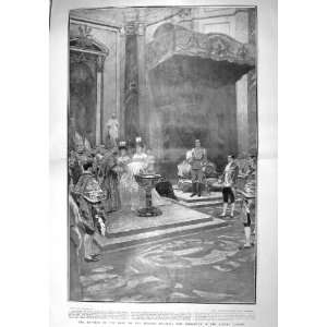  1907 BAPTISM PRINCE VENANCIO HEIR SPANISH THRONE ROYAL 