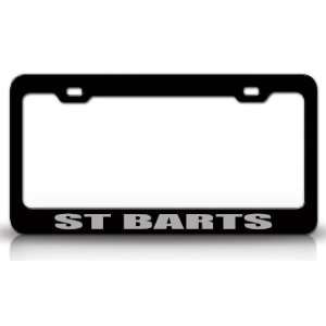  ST BARTS Country Steel Auto License Plate Frame Tag Holder 