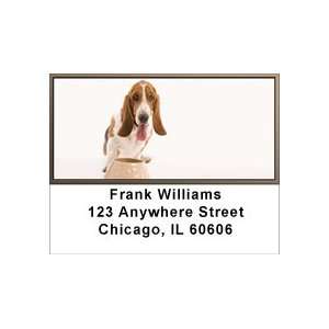  Adorable Bassets Address Labels