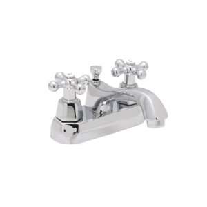   Centerset Chrome Bathroom Sink Faucet+Drain