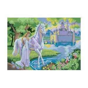 Royal Brush Junior Large Paint By Number Kit 15 1/4 X 11 1/4 Fairy 
