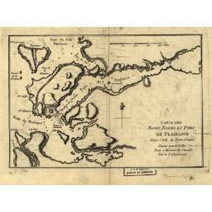  1755 map Placentia Bay Newfoundland, Canada