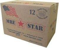 Case of 12 MRE Star MREs, Military Meals Ready to Eat  