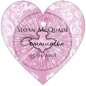  Wedding Favors Pink Dove Design Heart Shaped Personalized 