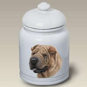  Shar Pei Dog   Linda Picken Treat Jar 