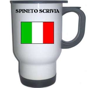 Italy (Italia)   SPINETO SCRIVIA White Stainless Steel Mug
