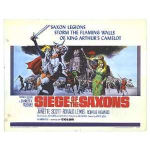  Siege Of The Saxons Original Movie Poster, 28 x 22 (1963 